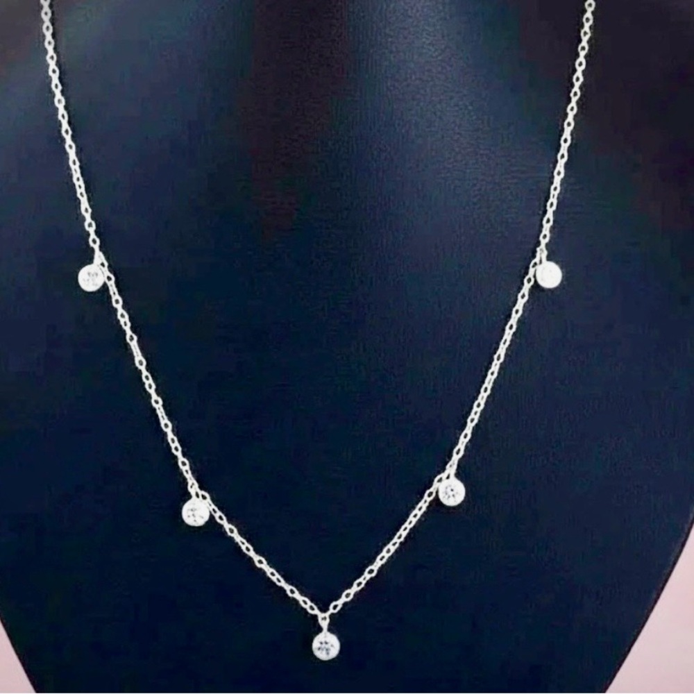 SALE‼️2Ct Diamond by the yard silver 925 Necklace - Brazil - Picture 3 of 8